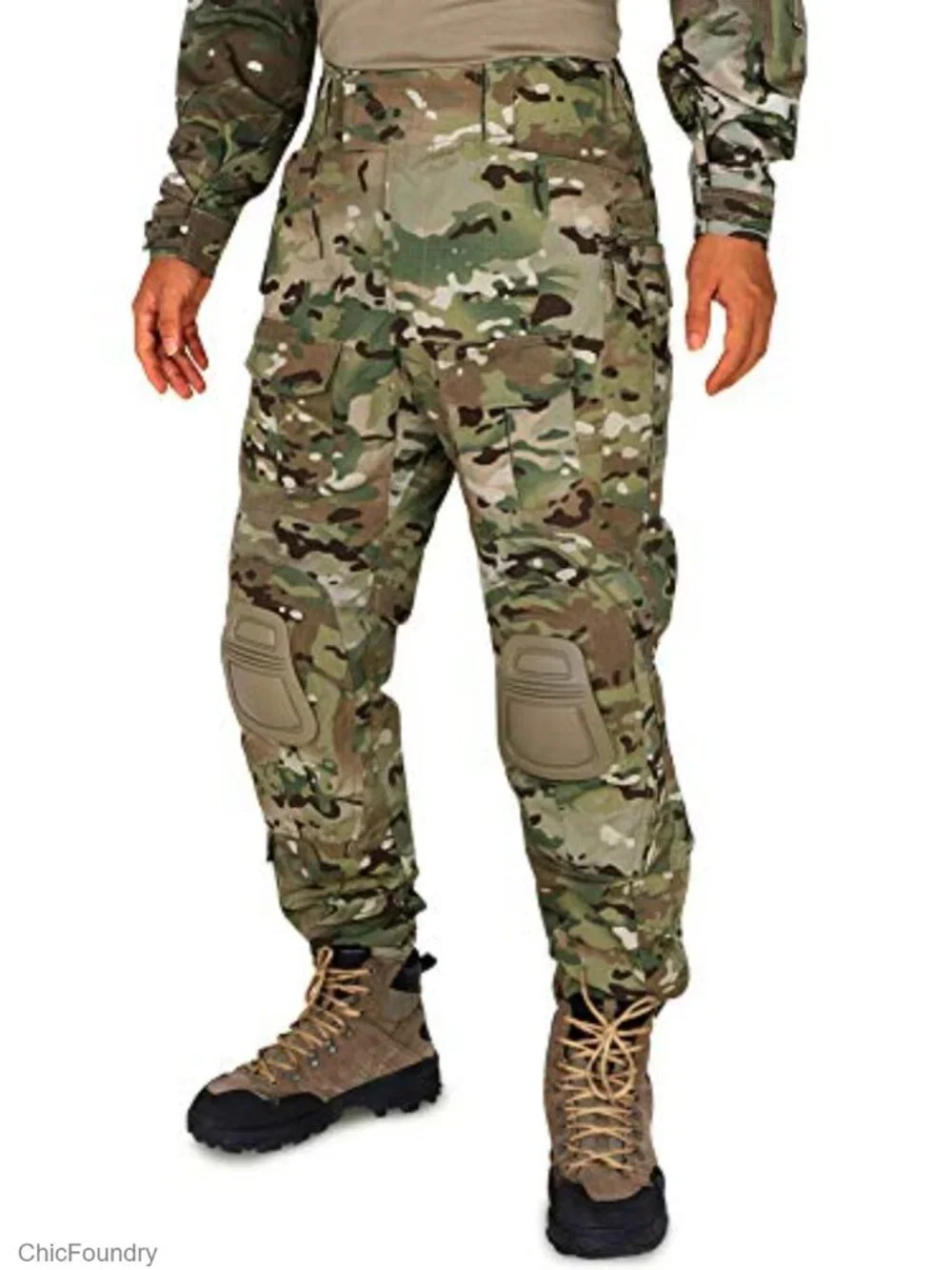 Tactical Cargo Pants with Knee Pads - 4-Way Stretch Ripstop